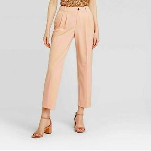 A New Day Mid-Rise Straight-Leg Pleated Front Trousers
